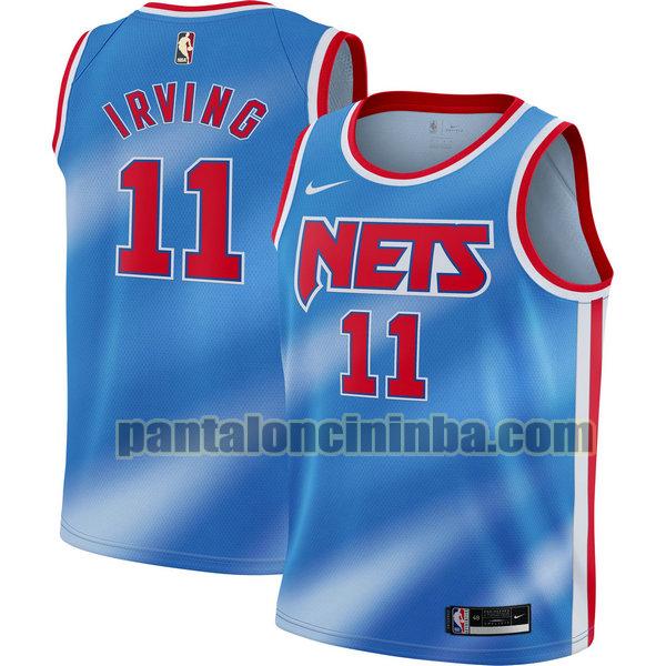 Canotta Uomo basket Kyrie Irving 11 Brooklyn Nets Blu 2020 2021
