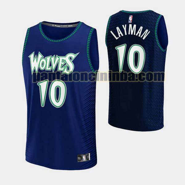 Canotta Uomo basket Layman 10 Minnesota Timberwolves Blu 2021-2022