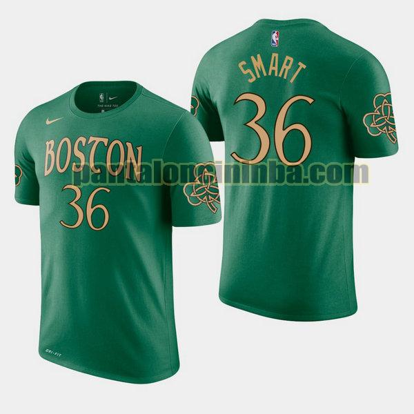 Canotta Uomo basket Marcus Smart 36 Boston Celtics Verde City Edition 2020