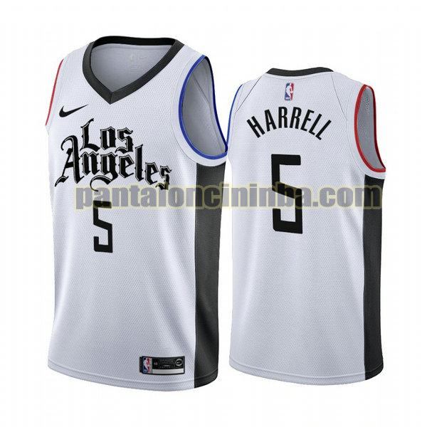 Canotta Uomo basket Montrezl Harrell 5 Los Angeles Clippers Bianca City Edition 19 20