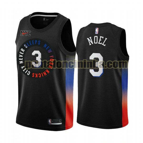 Canotta Uomo basket Nerlens Noel 3 New York Knicks Nero 2020 2021