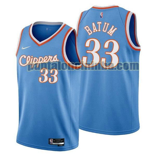 Canotta Uomo basket Nicolas Batum 33 Los Angeles Clippers Blu 2021-2022