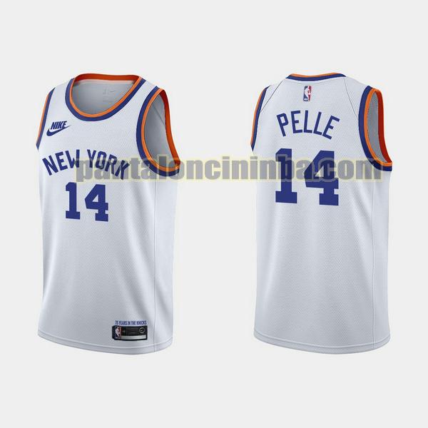 Canotta Uomo basket Norvel Pelle 14 New York Knicks Bianca