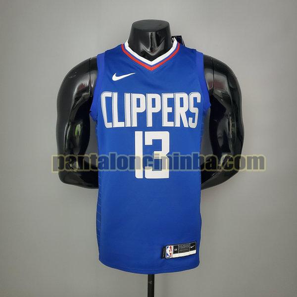 Canotta Uomo basket Paul George 13 Los Angeles Clippers Blu Versione Fan