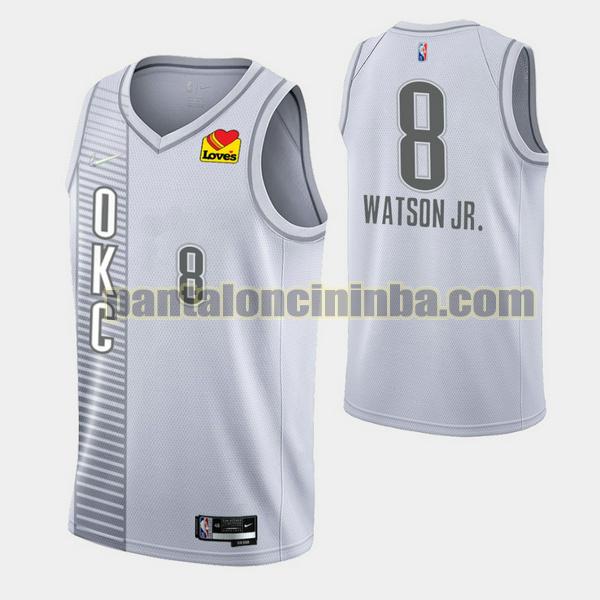 Canotta Uomo basket Paul Watson 8 Oklahoma City Thunder Grigio