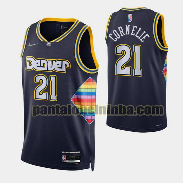 Canotta Uomo basket Petr Cornelie 21 Denver Nuggets Navy 2021-2022