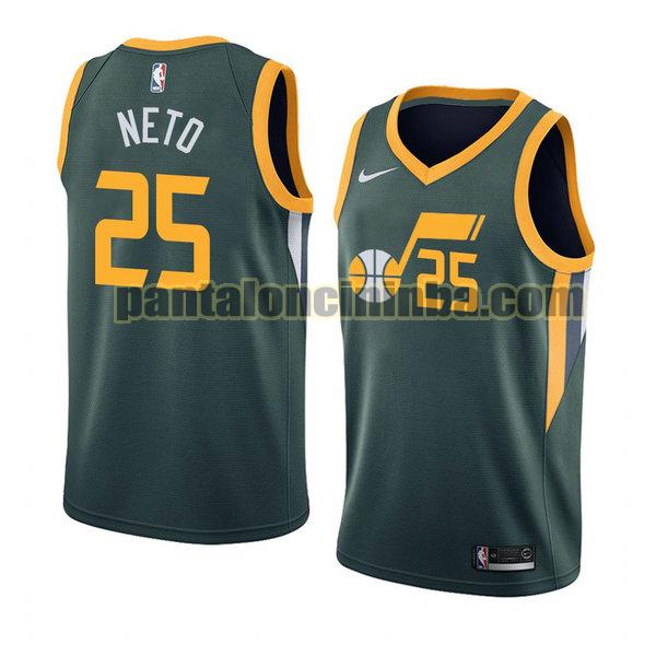 Canotta Uomo basket Raul Neto 25 Utah Jazz Verde City Edition 2020