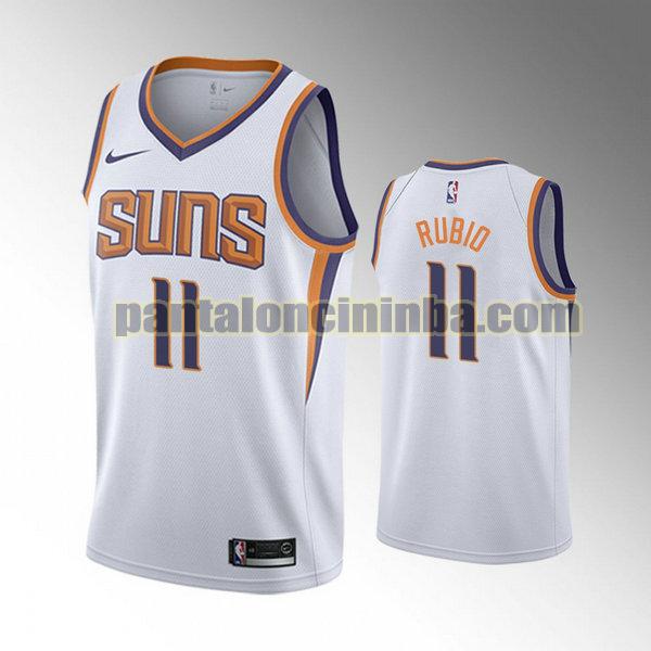 Canotta Uomo basket Ricky Rubio 11 Phoenix Suns Bianca City Edition 2020