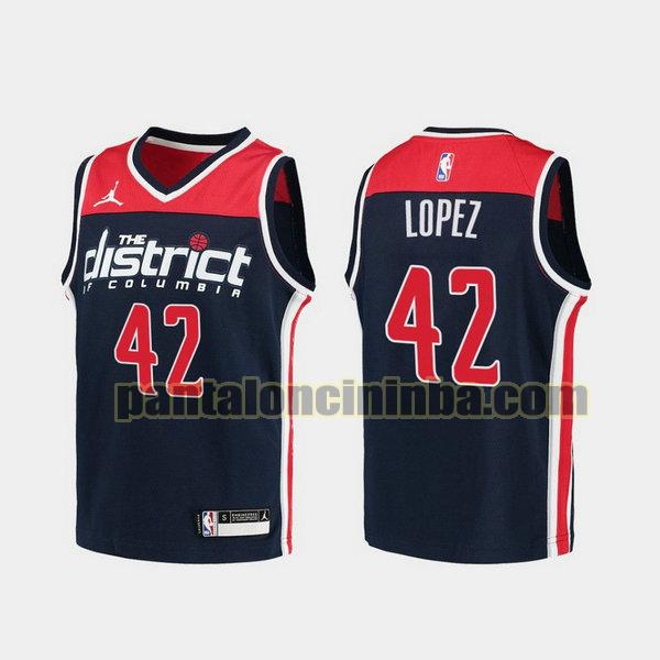 Canotta Uomo basket Robin Lopez 42 Washington Wizards Navy 2021