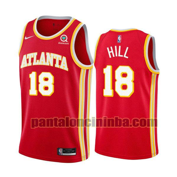 Canotta Uomo basket Solomon Hill 18 Atlanta Hawks Rosso 2021