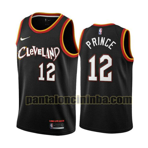 Canotta Uomo basket Taurean Prince 12 Cleveland Cavaliers Nero 2021