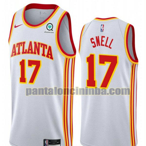 Canotta Uomo basket Tony Snell 17 Atlanta Hawks Bianca 2021