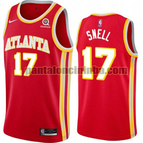 Canotta Uomo basket Tony Snell 17 Atlanta Hawks Rosso 2021