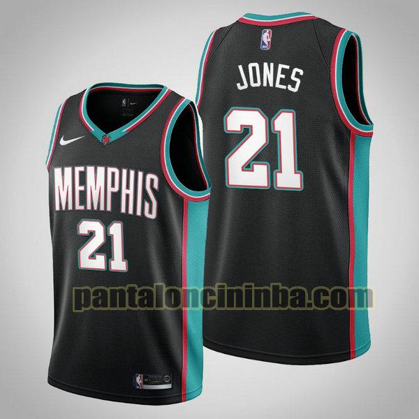Canotta Uomo basket Tyus Jones 21 Memphis Grizzlies Nero 2020 21