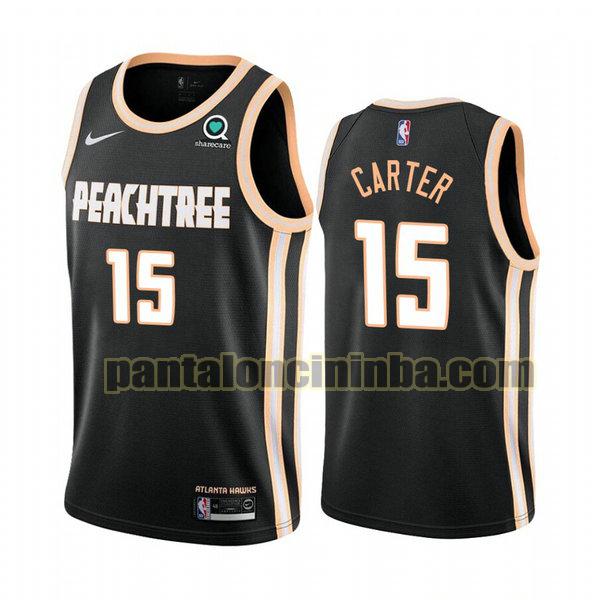 Canotta Uomo basket Vince Carter 15 Atlanta Hawks Nero City Edition 2020