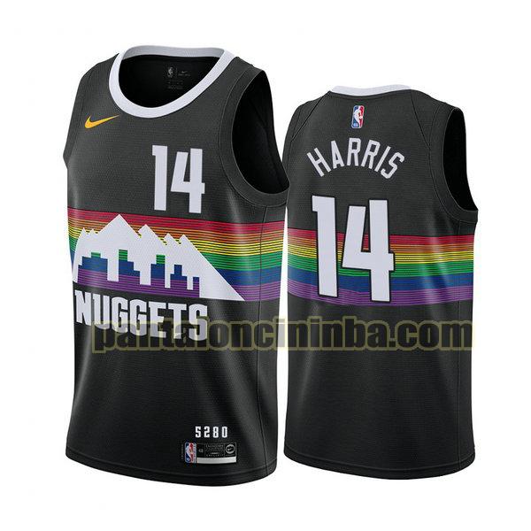 Canotta Uomo basket gary harris 14 Denver Nuggets Nero City Edition 2020