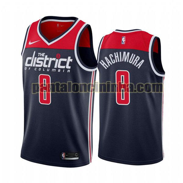 Canotta Uomo basket rui hachimura 8 Washington Wizards Blu City Edition 2020