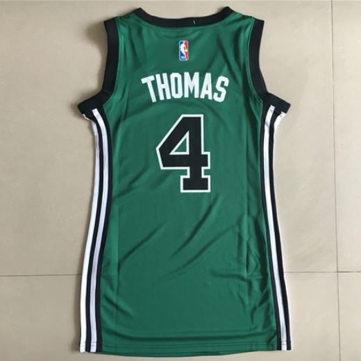 maglia basket donna boston celtics isaiah thomas 4 verde