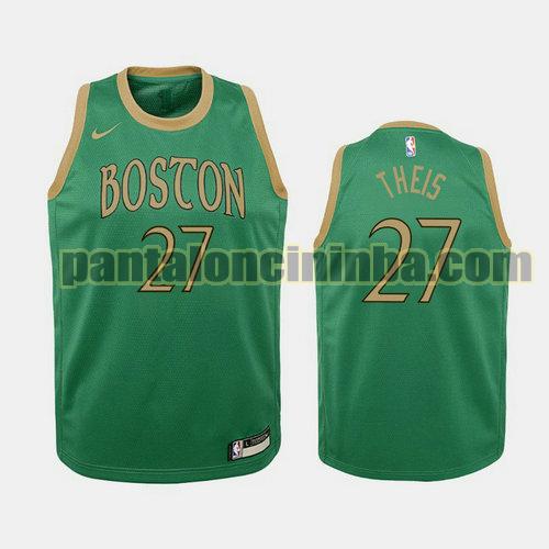 Maglia Bambino basket Daniel Theis 27 Boston Celtics Verde Edizioni City 19-20