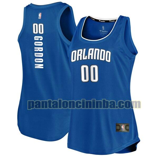 Maglia Donna basket Aaron Gordon 0 Orlando Magic Blu icon edition