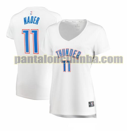 Maglia Donna basket Abdel Nader 11 Oklahoma City Thunder Bianco association edition