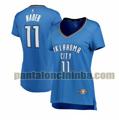 Maglia Donna basket Abdel Nader 11 Oklahoma City Thunder Blu icon edition