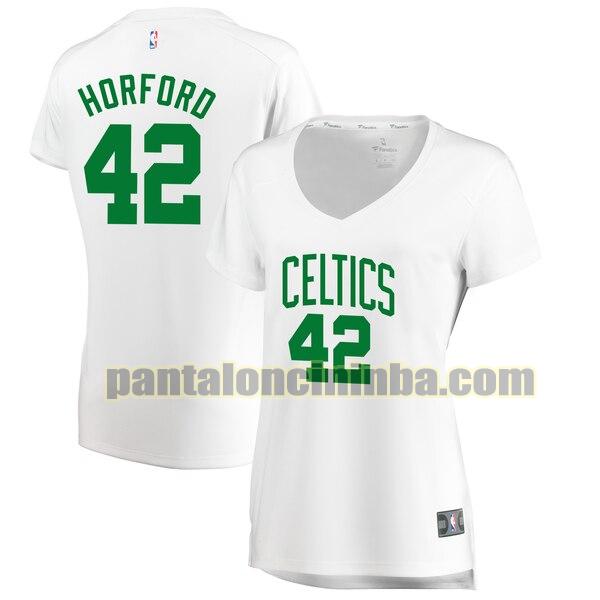 Maglia Donna basket Al Horford 42 Boston Celtics Bianco association edition