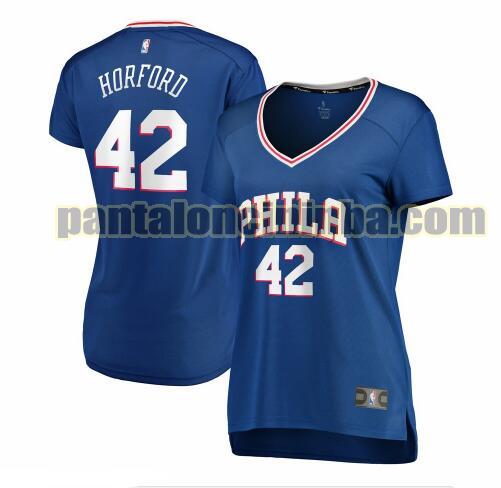 Maglia Donna basket Al Horford 42 Philadelphia 76ers Blu icon edition