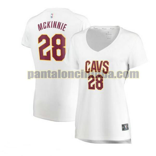 Maglia Donna basket Alfonzo McKinnie 28 Cleveland Cavaliers Bianco association edition