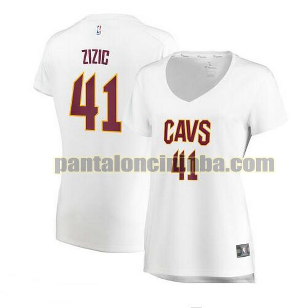 Maglia Donna basket Ante Zizic 41 Cleveland Cavaliers Bianco association edition