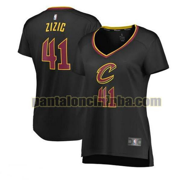 Maglia Donna basket Ante Zizic 41 Cleveland Cavaliers Nero statement edition