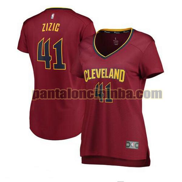 Maglia Donna basket Ante Zizic 41 Cleveland Cavaliers Rosso icon edition