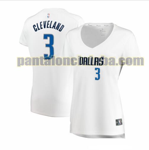 Maglia Donna basket Antonius Cleveland 3 Dallas Mavericks Bianco association edition