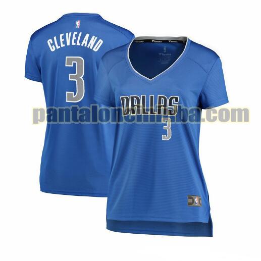 Maglia Donna basket Antonius Cleveland 3 Dallas Mavericks Blu icon edition