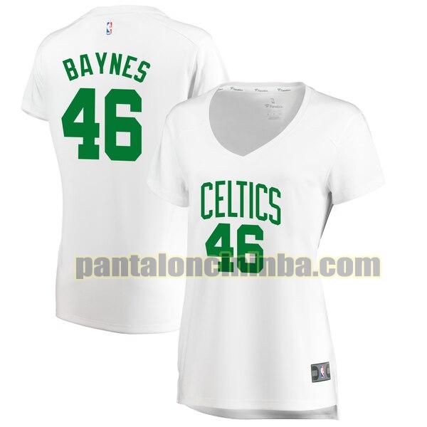 Maglia Donna basket Aron Baynes 46 Boston Celtics Bianco association edition