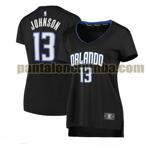 Maglia Donna basket BJ Johnson 13 Orlando Magic Nero statement edition