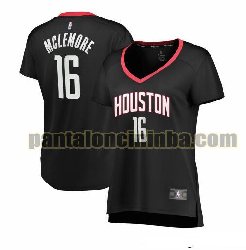 Maglia Donna basket Ben McLemore 16 Houston Rockets Nero statement edition