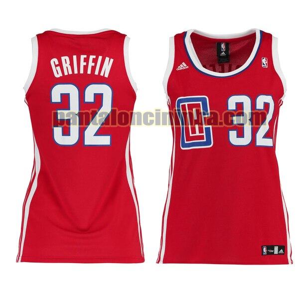 Maglia Donna basket Blake Griffin 32 Los Angeles Clippers Rosso Replica