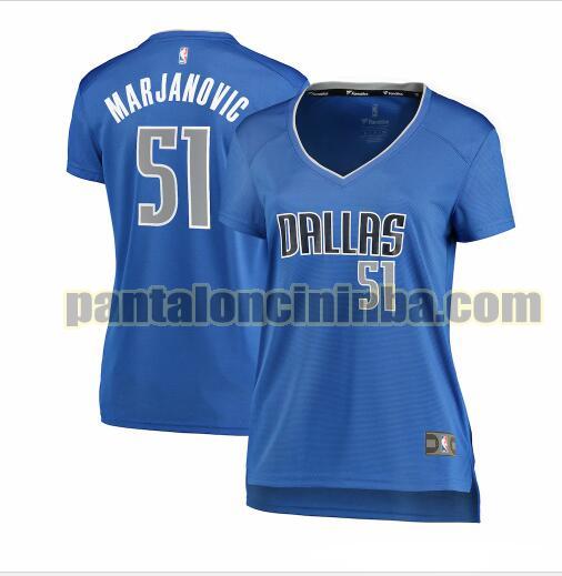 Maglia Donna basket Boban Marjanovic 51 Dallas Mavericks Blu icon edition