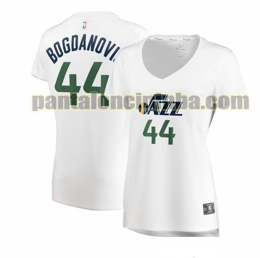 Maglia Donna basket Bojan Bogdanovic 44 Utah Jazz Bianco icon edition