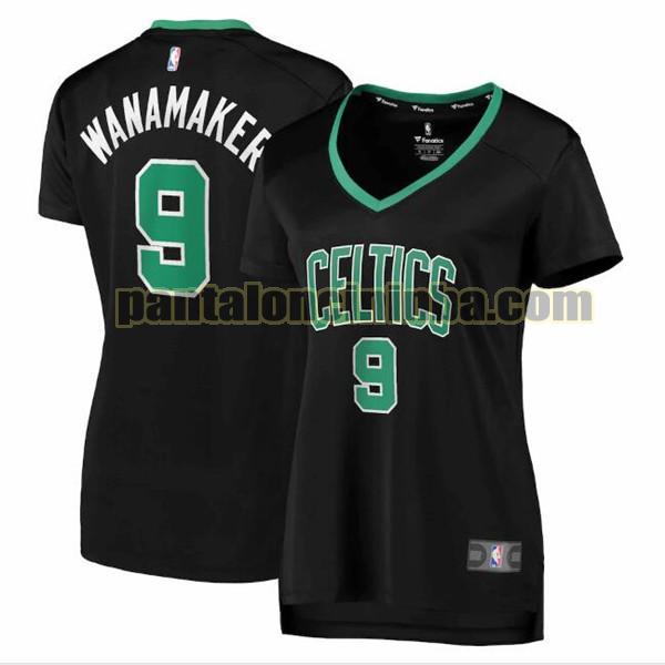 Maglia Donna basket Brad Wanamaker 9 Boston Celtics Nero statement edition