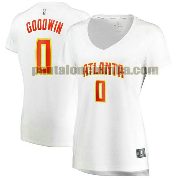 Maglia Donna basket Brandon Goodwin 0 Atlanta Hawks Bianco association edition