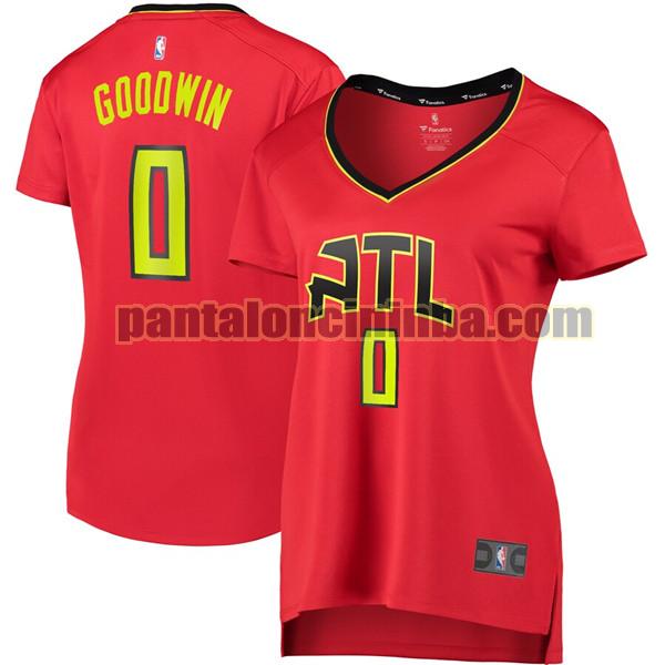 Maglia Donna basket Brandon Goodwin 0 Atlanta Hawks Rosso statement edition