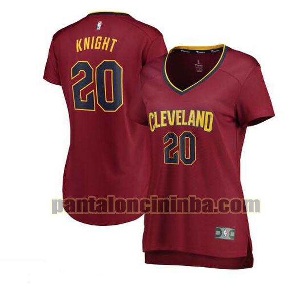 Maglia Donna basket Brandon Knight 20 Cleveland Cavaliers Rosso icon edition