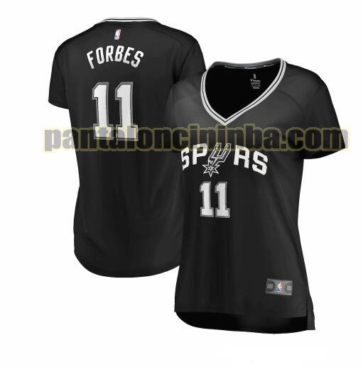 Maglia Donna basket Bryn Forbes 11 San Antonio Spurs Nero icon edition