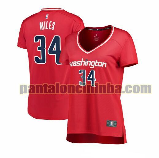 Maglia Donna basket CJ Miles 34 Washington Wizards Rosso icon edition