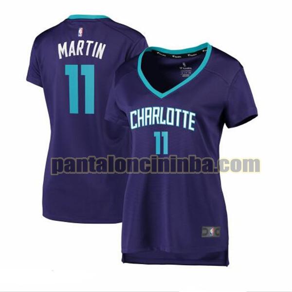 Maglia Donna basket Caleb Martin 11 Charlotte Hornets Porpora statement edition