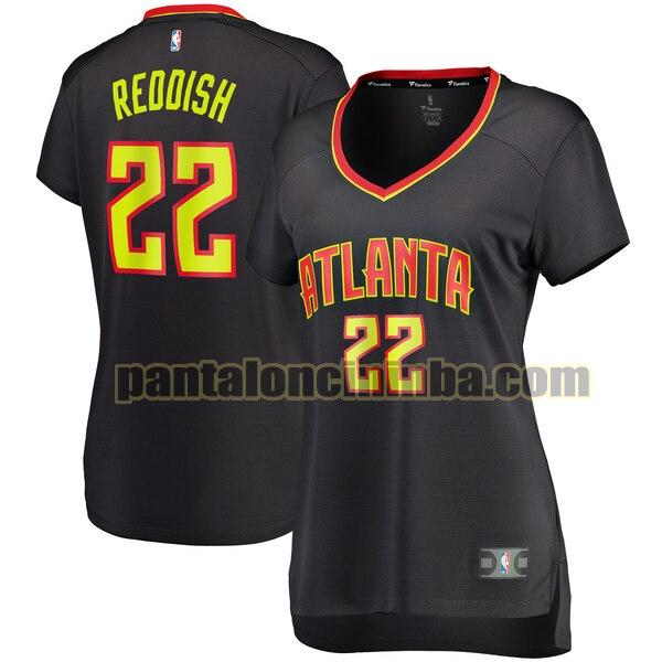 Maglia Donna basket Cam Reddish 22 Atlanta Hawks Nero icon edition