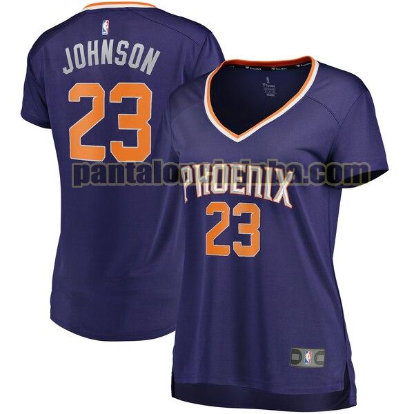 Maglia Donna basket Cameron Johnson 23 Phoenix Suns Porpora icon edition