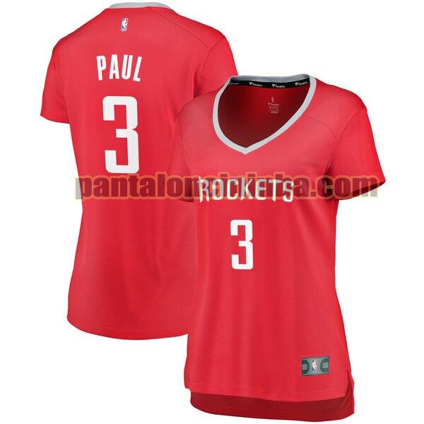 Maglia Donna basket Chris Paul 3 Houston Rockets Rosso icon edition